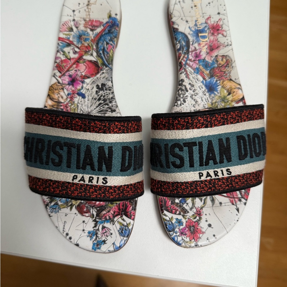 Authentic Dior Dway Slides Size Size 38.5